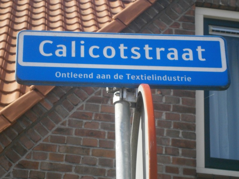 Calicotstraat straatnaambord.JPG