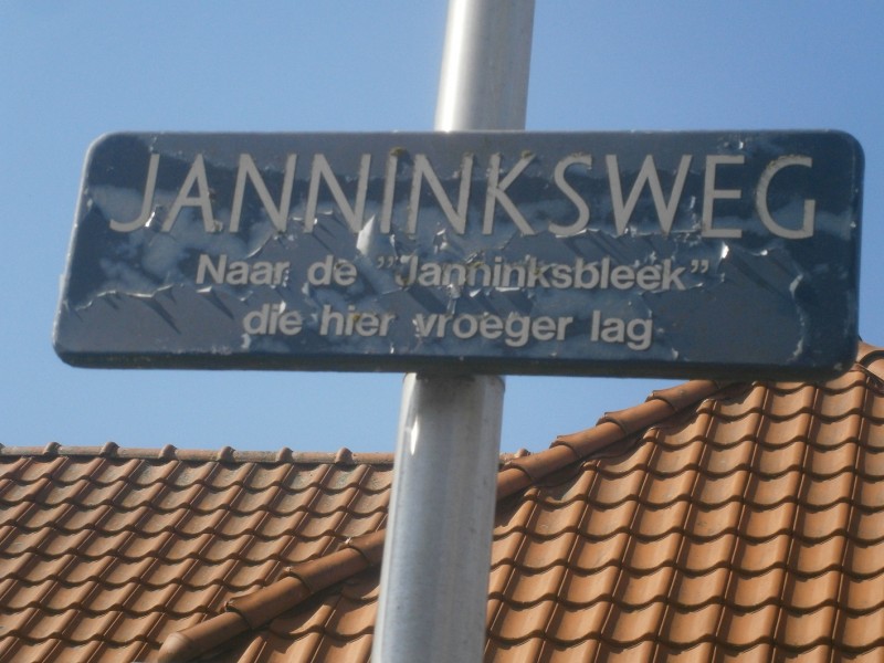 Janninksweg straatnaambord.JPG