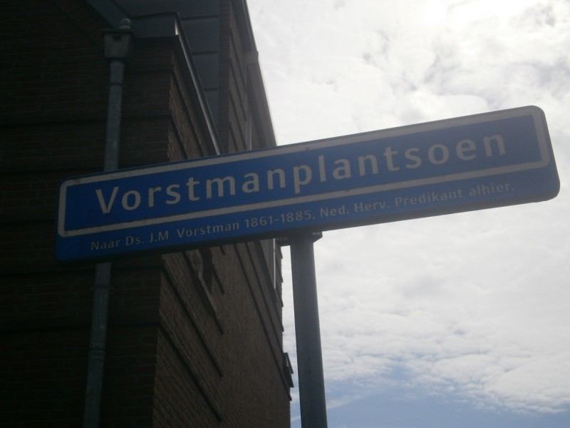 Vorstmanplantsoen straatnaambord.JPG