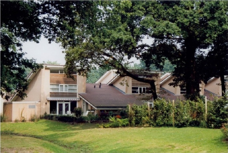 Ommerbos juli 1999. Achterzijde van de woningen in de wijk Ruwenbos. Met de bekende Wadi's.jpg