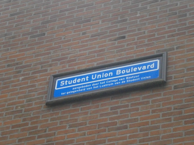 Student Union Boulevard straatnaambord.JPG