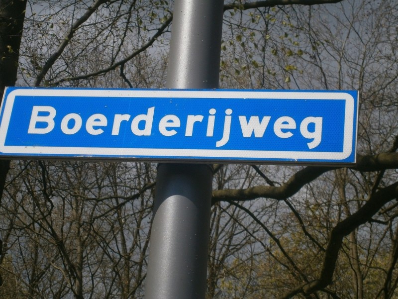 Boerderijweg straatnaambord.JPG