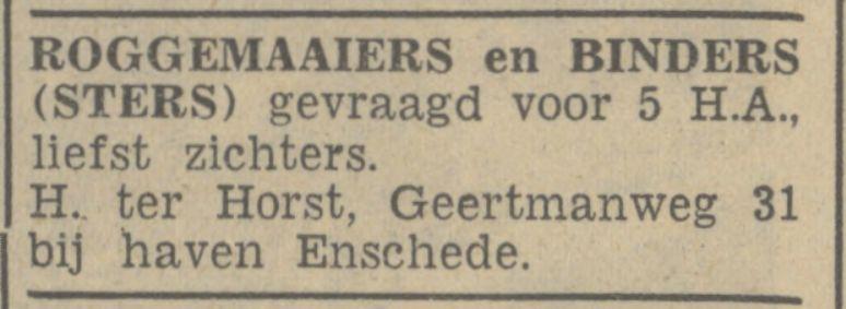 Geertmanweg 31 H. ter Horst advertentie Tubantia 16-7-1941.jpg