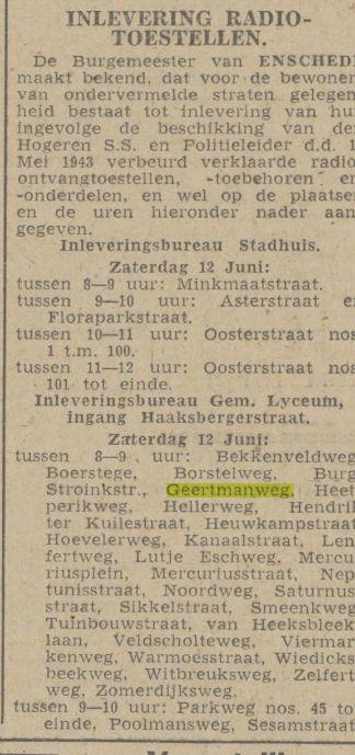 Geertmanweg krantenbericht Tubantia 10-6-1943.jpg