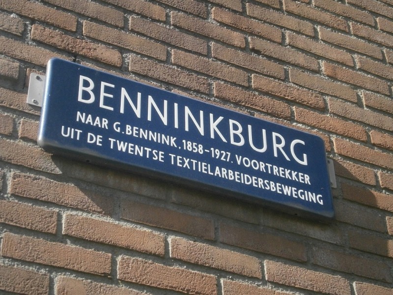 Benninkburg straatnaambord.JPG