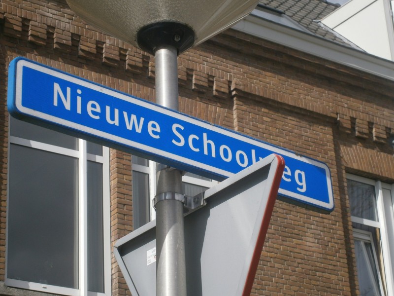 Nieuwe Schoolweg straatnaambord.JPG