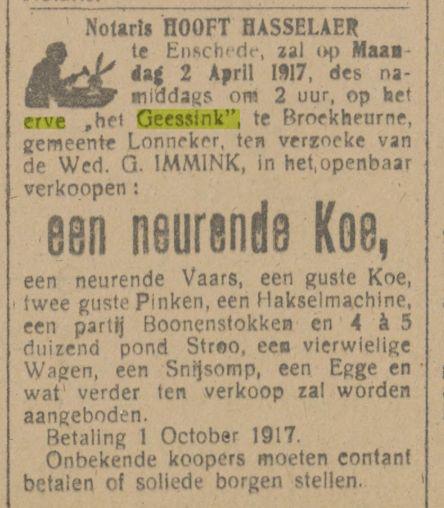 Erve Het Geessink Broekheurne advertentie Tubantia 31-3-1917.jpg