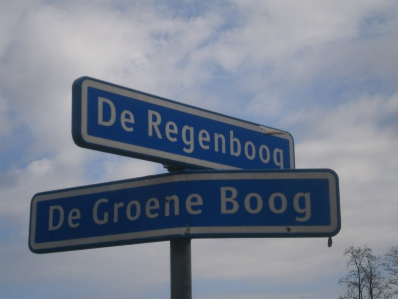 De Regenboog straatnaambord.JPG