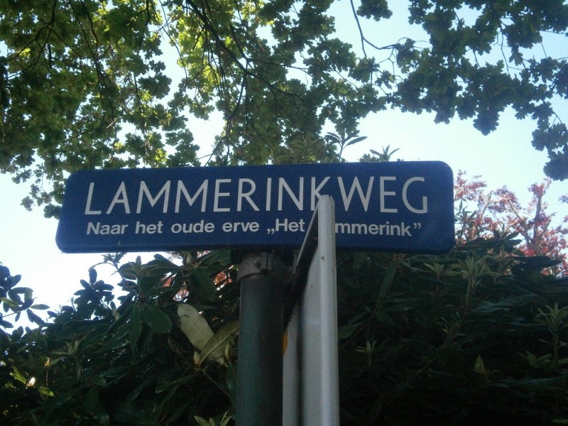 Lammerinkweg straatnaambord.JPG