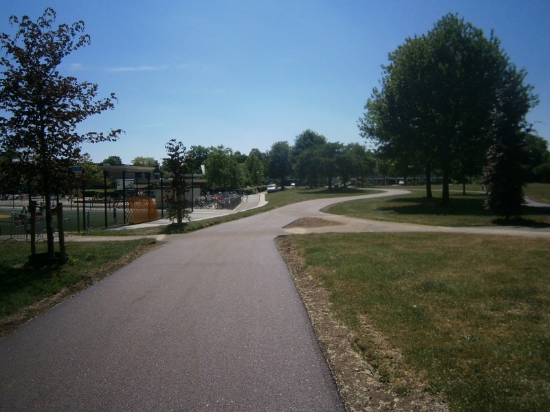 Marie de Roodelaan fietspad door het Hattelerpark (3).JPG