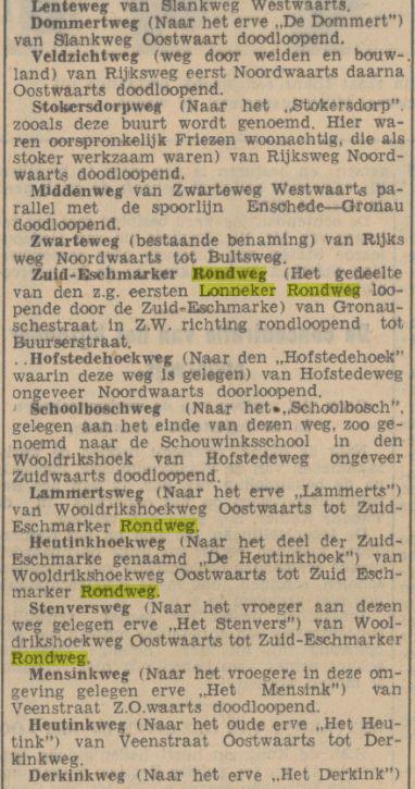 Eerste Lonneker Rondweg krantenbericht Tubantia 29-5-1936 .jpg