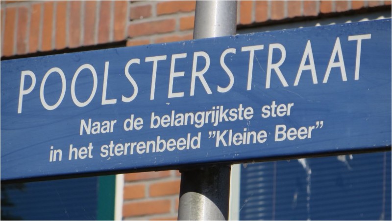 Poolsterstraat (straatnaambord).JPG