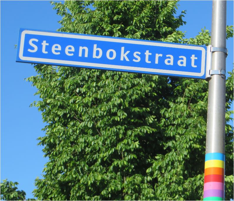 Steenbokstraat (straatnaambord).JPG