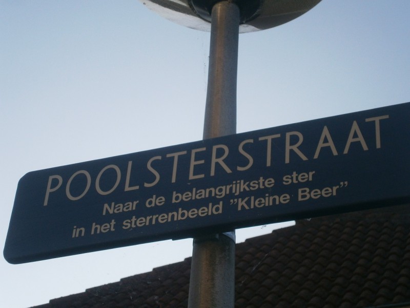Poolsterstraat straatnaambord.JPG
