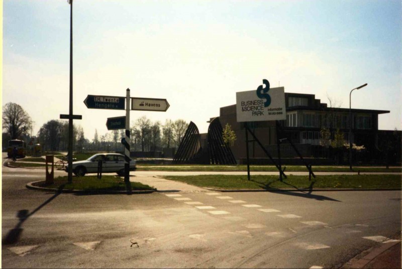 Auke vleerstraat 1987 Zicht op de Nederlandse Bank.jpg
