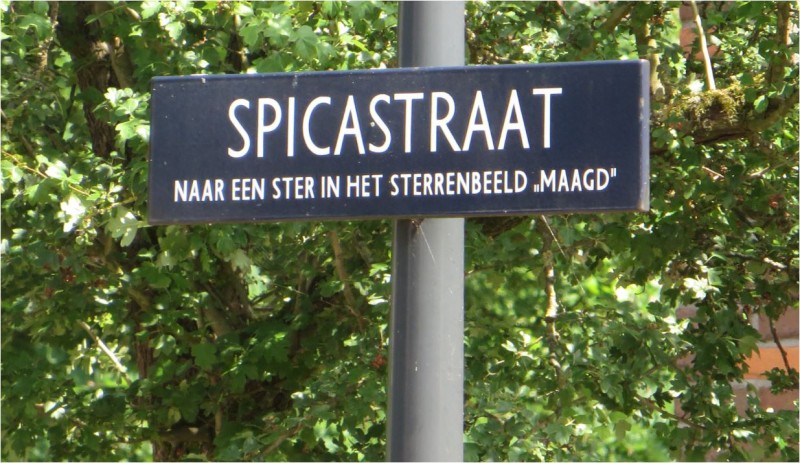 Spicastraat (straatnaambord).JPG