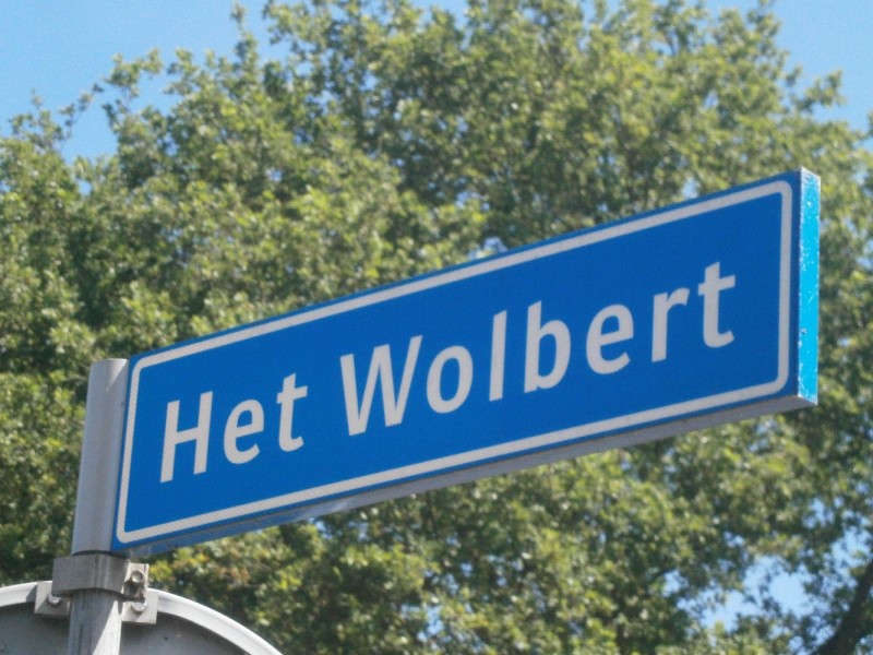 Het Wolbert straatnaambord .JPG