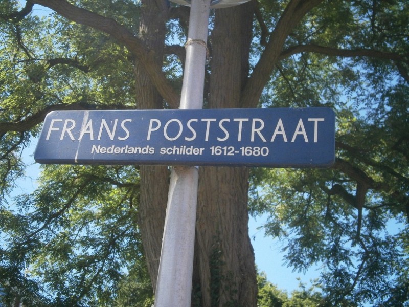 Frans Poststraat straatnaambord.JPG