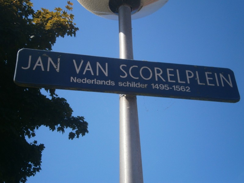 Jan van Scorelplein straatnaambord.JPG
