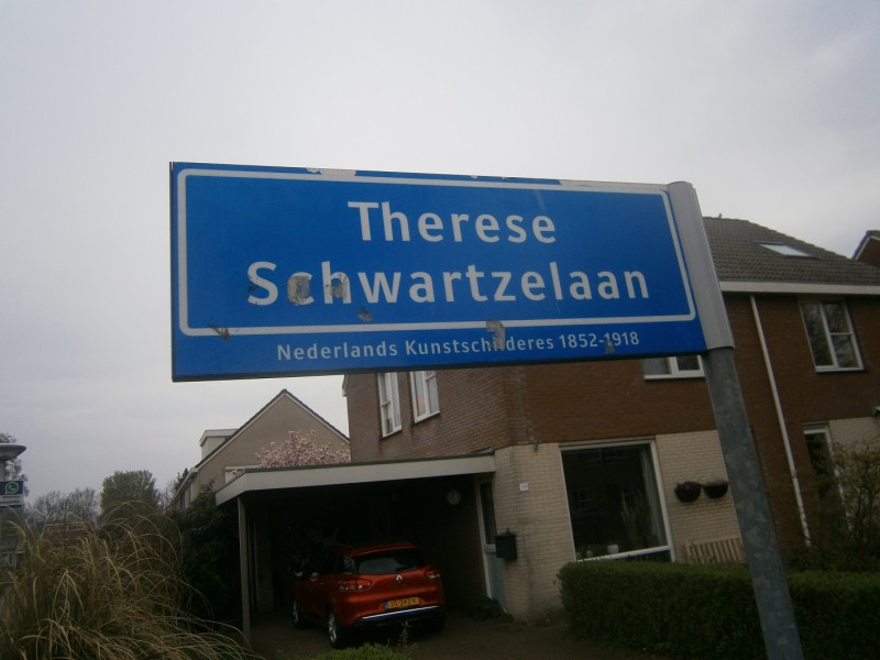 Therese Schwartzelaan straatnaambord.JPG