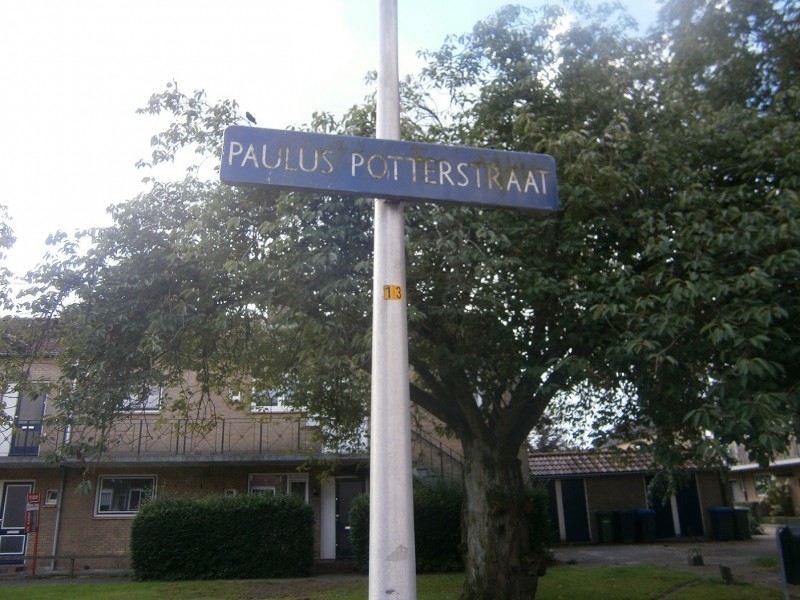 Paulus Potterstraat straatnaambord..JPG
