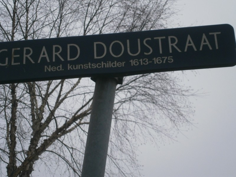 Gerard Doustraat straatnaambord.JPG