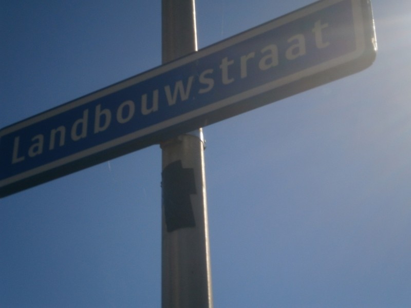 Landbouwstraat straatnaambord.JPG