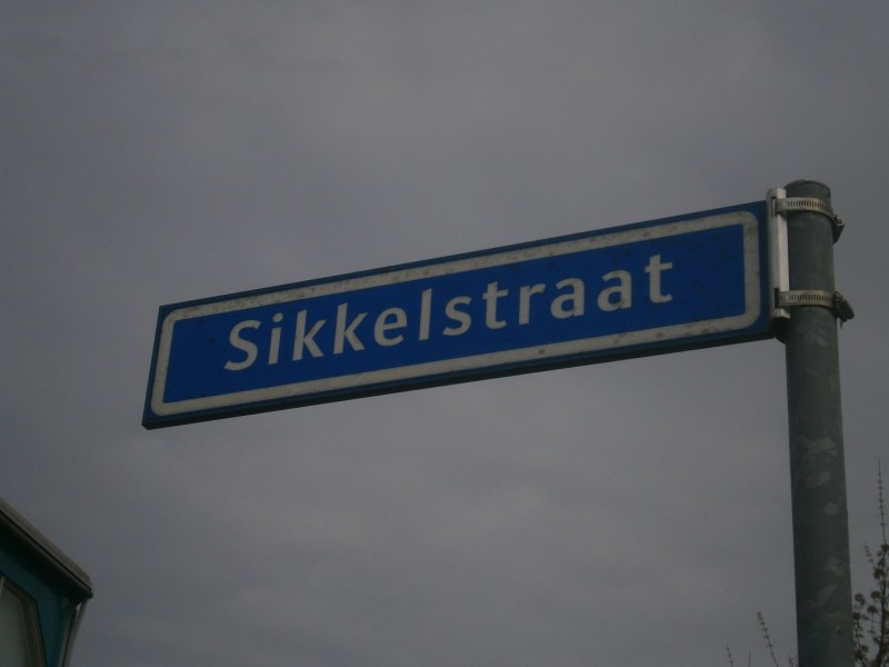 Sikkelstraat straatnaambord.JPG