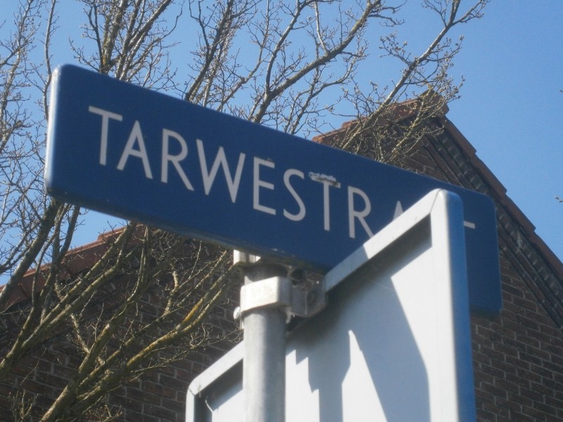 Tarwestraat straatnaambord.JPG