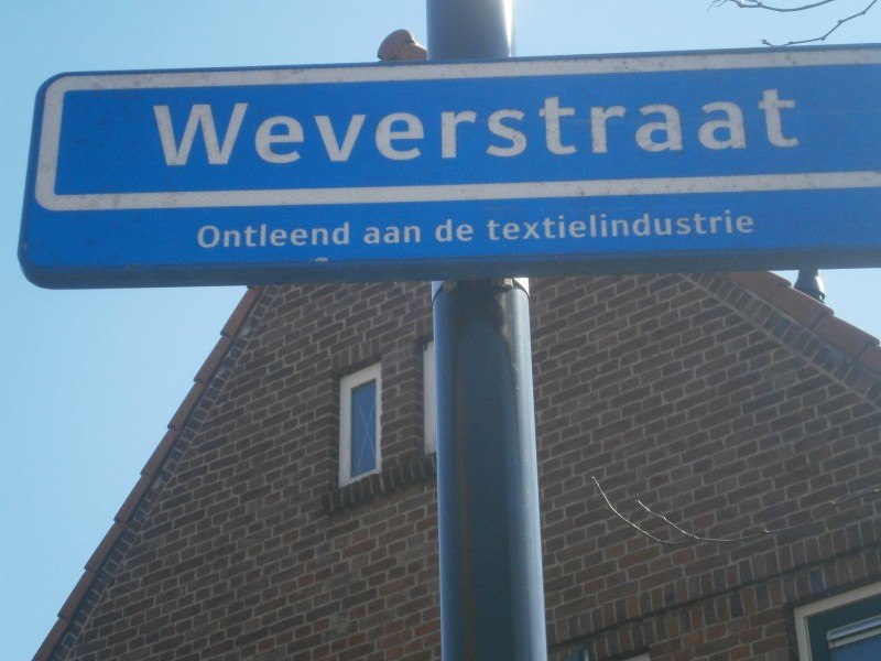 Weverstraat straatnaambord.JPG