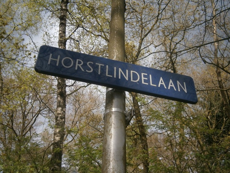 Horstliindelaan straatnaambord.JPG