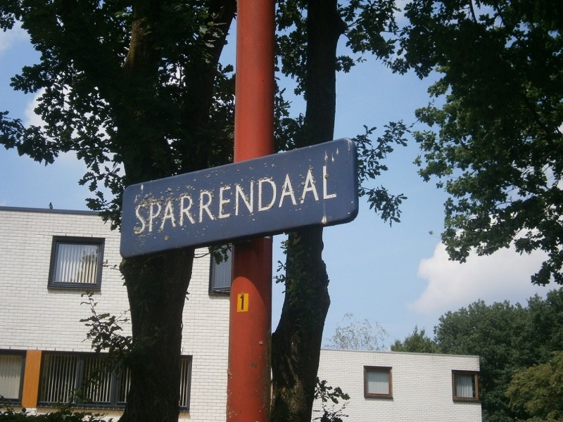 Sparrendaal straatnaambord.JPG