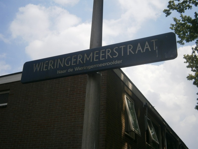 Wieringermeerstraat straatnaambord (3).JPG