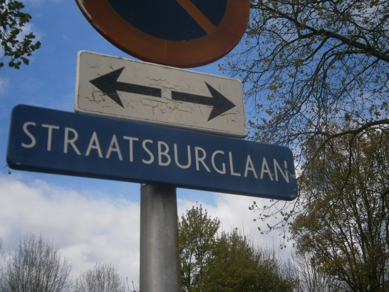 Straatsburglaan straatnaambord.JPG