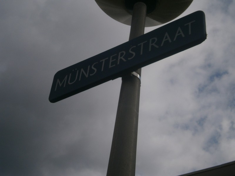 Mùnsterstraat straatnaambord.JPG