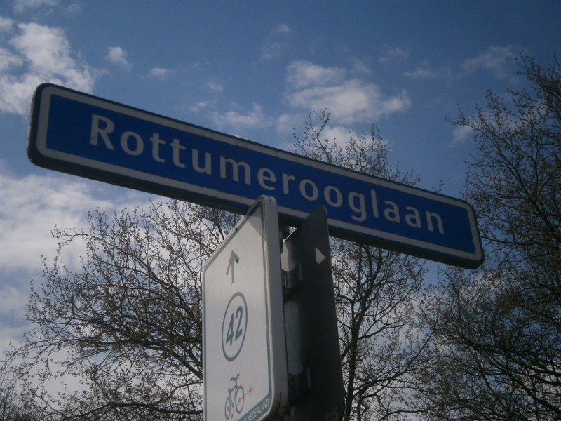 Rottummerooglaan straatnaambord.JPG