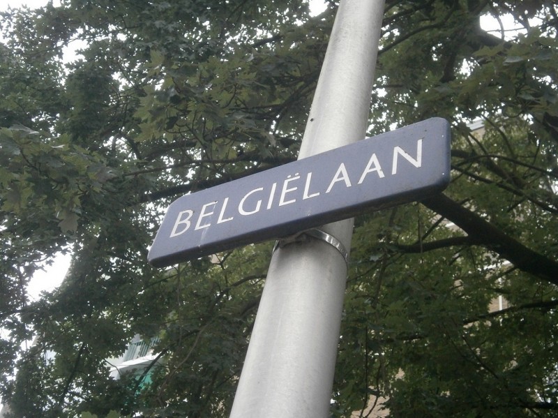 Belgiëlaan straatnaambord.JPG