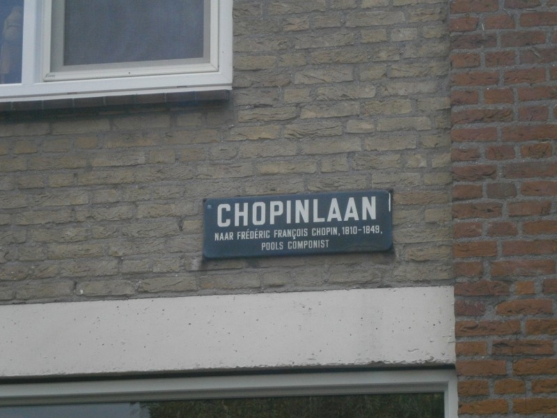 Chopinlaan straatnaambord.JPG