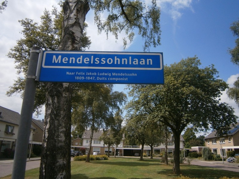 Mendelssohnlaan straatnaambord.JPG