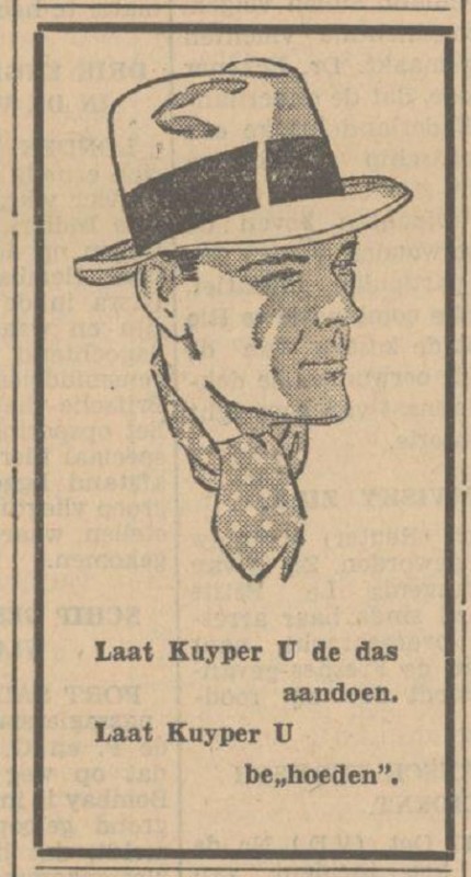 Kuyper Hoeden advertentie Tubantia 11-10-1934.jpg