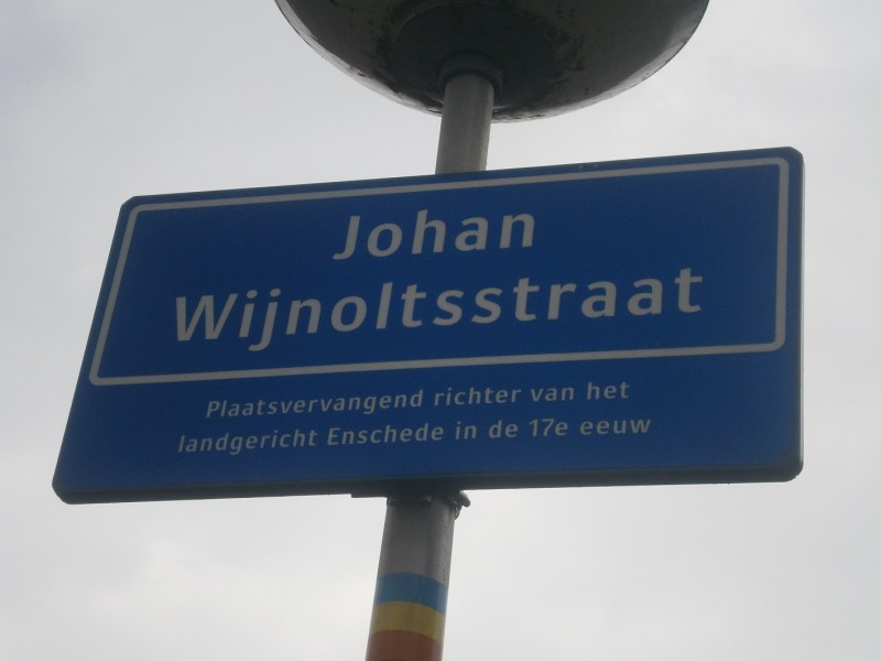 Johan Wijnoltsstraat straatnaambord.JPG