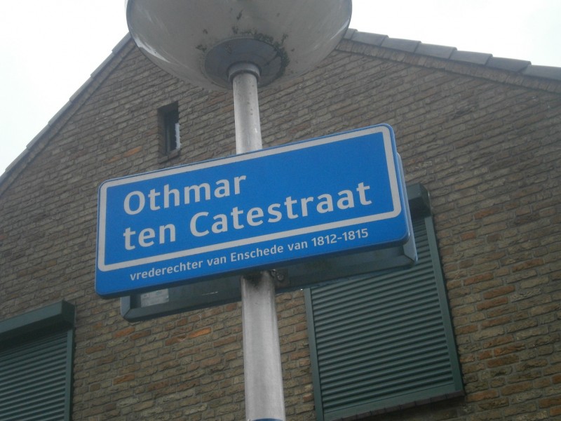 Othmar ten Catestraat straatnaambord.JPG
