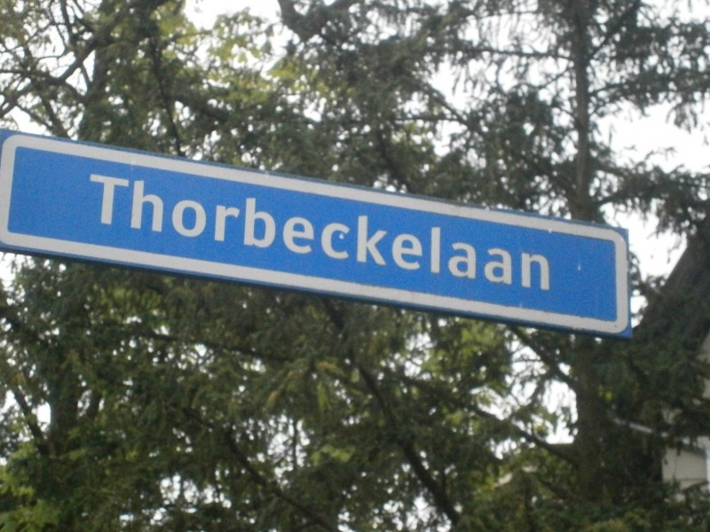 Thorbeckelaan straatnaambord.JPG