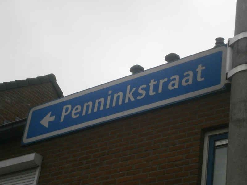 Penninkstraat straatnaambord.JPG