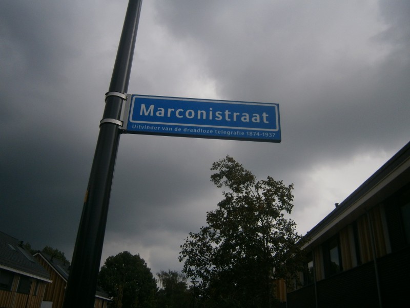 Marconistraat straatnaambord.JPG