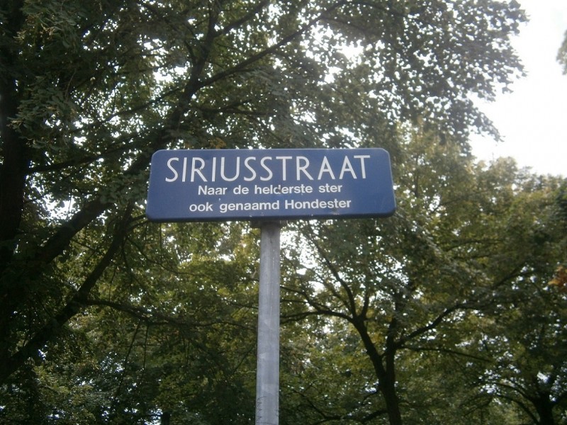 Siriusstraat straatnaambord.JPG