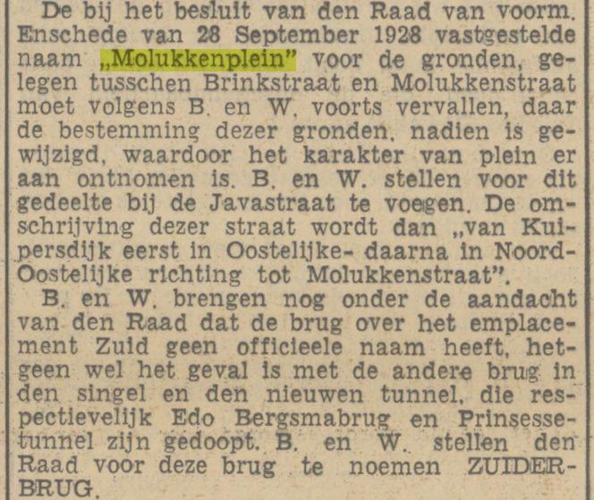 Molukkenplein krantenbericht Tubantia 29-4-1938.jpg