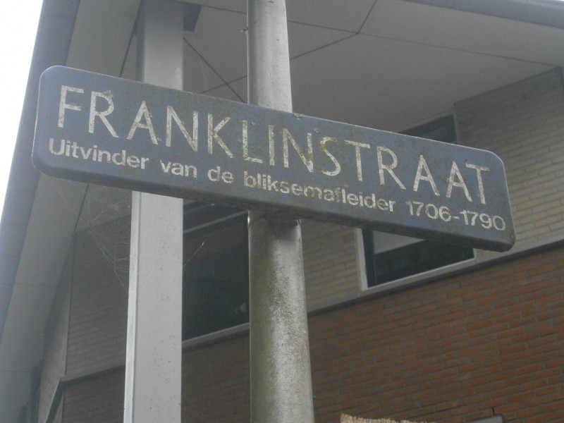 Franklinstraat straatnaambord.JPG