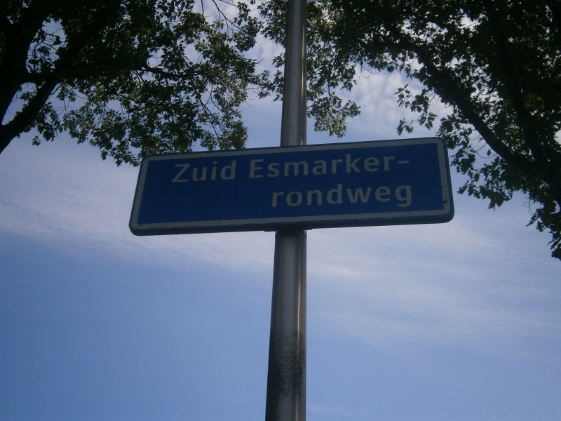 Zuid Esmarkerrondweg straatnaambord.JPG