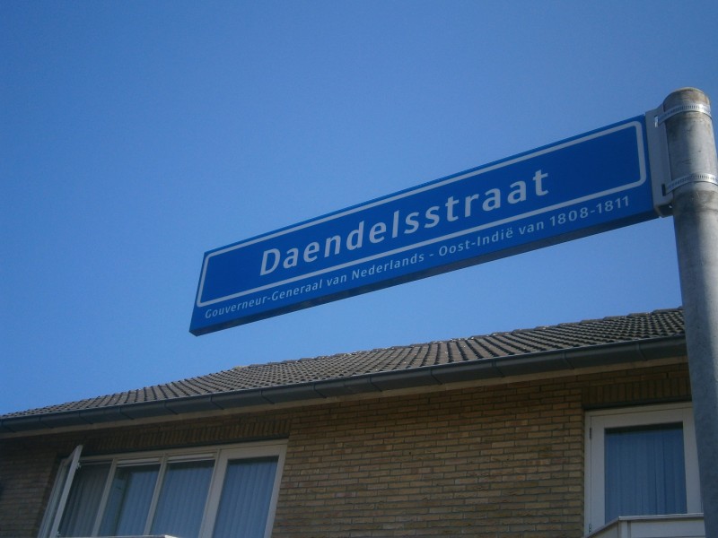 Daendelstraat straatnaambord.JPG